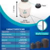 Tinaco KV PLAST 1100 Litros Grado Alimenticio